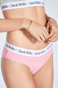 【新品英国】JackWillsロゴショーツピンクM