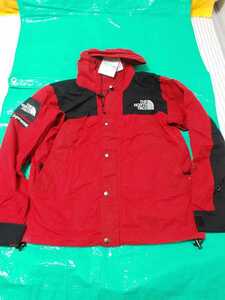 レア Supreme The North Face Waxed Cotton Mountain Jacket Red M シュプリーム ノースフェイス マウンテン ジャケット