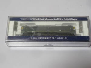 TOMIX 2193 JR EF-81形 電気機関車(トワイライトエクスプレス)