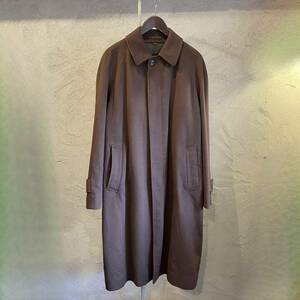 SANYO 三陽商会 カシミア ステンカラー コート メンズ ブラウン