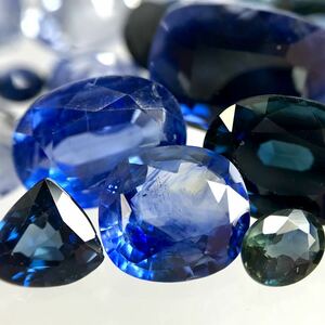 (天然サファイアおまとめ30ct)j 裸石 宝石 Sapphire sapphire サファイア コランダム 藍玉 jewelry ジュエリー i②
