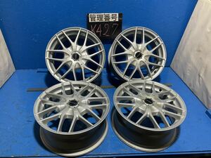 〈K427〉ホイール4本セット　A.GAIN 16インチ7J オフセット＋48 PCD5H100／114.3 マルチ　ハブ73mm ボルト穴13mm