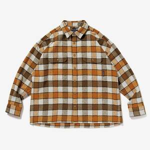 希少★新品本物【茶★2】★VANING CHECK LS SHIRT バニングチェックシャツ 正規店購入 ディセンダント 限定品 入手困難 DESCENDANT 2020A/W