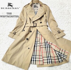 【廃盤タグ】【激レア】【極美品】BURBERRY バーバリー ウエストミンスター トレンチコート XL ハニーベージュ ノバチェック ロング丈