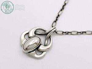 AL0107858　★ GEORG JENSEN ジョージ ジェンセン 2006 925 S DENMARK ヘリテージ イヤー ネックレス ペンダント シルバー アクセサリー