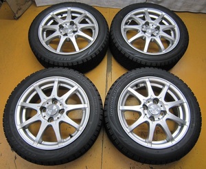 G713☆ZACK　165/55R14　ブリザックVRX　14X5.5J　PCD100　4H　ワゴンＲ　ライフ　キャロルなど　軽カーに