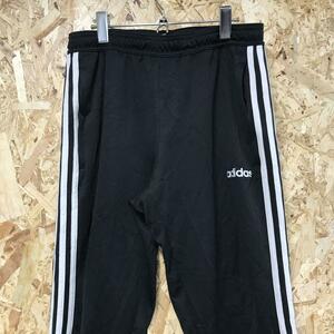 adidas ジャージ/トレーニングウェア　レディースXL 黒　e4