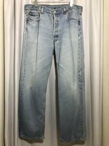 90‘s Levi‘s 501 denim USA製　USA古着　used リーバイス501 アメリカ製　90年代　vintage ビンテージ　38x30