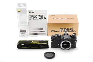 新品同様 Nikon ニコン FM3A BLACK ブラック ボディ 元箱付き ストラップおまけ #6292