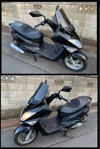 SYM RV125i/黒★動作品★距離:出品時49,460㎞/現在50,550㎞★スレ/小傷/補修有※要現車確認