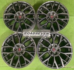 ★スバル WRX STi VAB 純正 ガンメタ 19インチ 19×8.5J +55 114.3 5H ハブ:約56 4本Set アルミホイール 中古 腐食/剥がれ有 ★送料無料