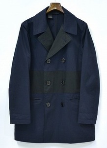 N.HOOLYWOOD エヌハリウッド 241-CO01 トレンチコート 38 NAVY ネイビー TRENCH COAT PEA Pコート レインコート Nハリウッド ミスター