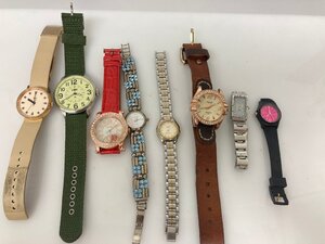 【86】1円～時計8本おまとめ メンズ・レディース 不動品 ダメージ有り 難有り ジャンク扱い 現状品