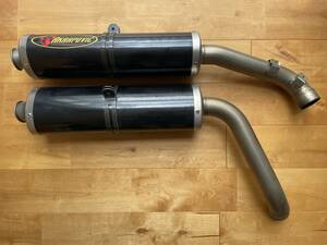 【美品・めずらしい】Ducati 998s 取付径50φ Akrapovic アクラボビッチ チタン スリップオンマフラー 中古品ドゥカティ