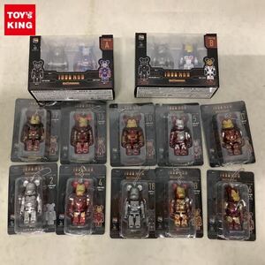 1円〜 メディコム・トイ Happyくじ BE＠RBRICK MARVEL Infinity SAGA IRON MANペアボックス賞 A 他