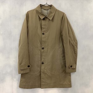 BURBERRY BLACK LABEL バーバリーブラックレーベル ステンカラーコート ダブルジッパー ブラウン系 M [PT15043]