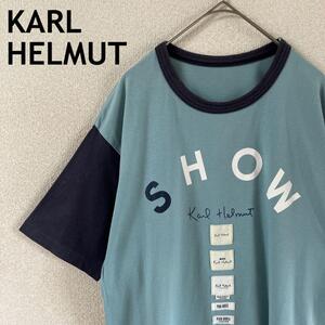 L2 KARL HELMUTリンガーtシャツ半袖　切替袖　ピンクハウス　Mメンズ