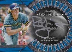 【ROBIN YOUNT】直筆サインカード SILVER INK 20枚限定 2023 TOPPS AUTO FIVE STAR AUTOGRAPH