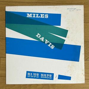 【RVG刻印あり】 US Mono盤 Blue Haze / Miles Davis Prestige PRLP 7054 超音波洗浄済