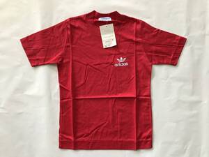 当時物　未使用　デッドストック　adidas　アディダス　半袖Tシャツ　丸首　ジュニア　品番：ADS-87J　サイズ：9(135)　　TM9239