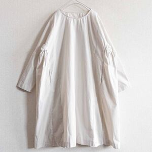 【美品】 CASEY CASEY 【PYJ ROUCH DRESS】S ギャザー ワンピース ケーシー ケーシー 2405141