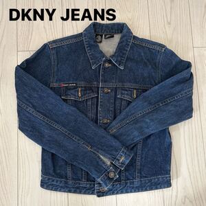 DKNY JEANS ダナ・キャランニューヨーク デニムジャケット サイズ：S 濃紺 ジャケットTHF-44