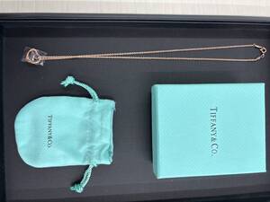 Tiffany オープン ハート ペンダント