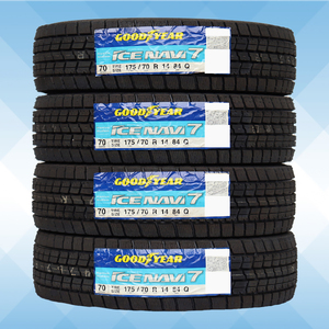 175/70R14 84Q スタッドレスタイヤ GOODYEAR グッドイヤー アイスナビ ICE NAVI7 23年製 正規品 送料無料 4本税込 \26,600より 1