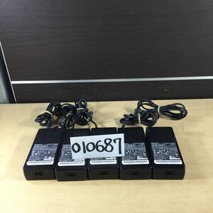 【送料無料】(010687E) 5個　SONY AC Adapter VGP-AC19V45/19.5V 等　純正品　ACアダプター　メガネケーブル付 中古品