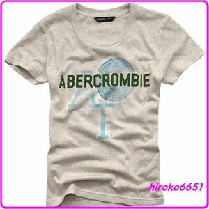 ☆即決有！新品 035★アバクロ Tシャツ Tee★Athletic Dept Logo Tee (GY)ウーマン M ★Abercrombie & Fitch☆