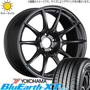 225/60R18 サマータイヤホイールセット クラウンクロスオーバー etc (YOKOHAMA BluEarth AE61 & SSR GTX01 5穴 114.3)