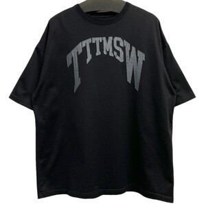 TTT MSW 24AW College logo teeオーバーサイズカレッジロゴ加工Tシャツ 8069000115031