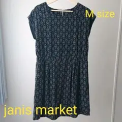 janis market ジャニスマーケット 膝丈 ワンピース Msize