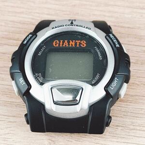 GIANTS ジャイアンツ 腕時計 デジタル RADIO CONTROLLED 時計 ヴィンテージ 黒文字盤 アクセサリー レトロ　とけい　トケイ