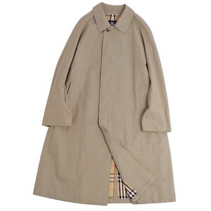 美品 バーバリー ロンドン BURBERRY LONDON コート ステンカラーコート バルマカーン 綿100％ メンズ 92-170-5 カーキ cg04ms-rm05e23966