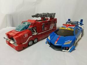 ＴＡＫＡＲＡＴＯＭＹ　ハイパーレスキュー1号　ハイパーブルーポリス　スーパーソニックランナー　セット売り☆おまけつき☆