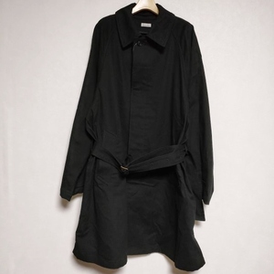 Steven Alan 定価44000円 BSH TWILL BALMACAAN COAT-BOLD ステンカラーコート ブラック スティーブンアラン 3-0928T F91603