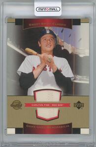 【CARLTON FISK(Boston Red Sox)】2003 UD Sweet Spot Classics Game Jersey 