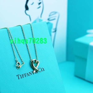 ♪即決♪新品　未使用 TIFFANY &Co. ティファニーラビングハートネックレスゴールド