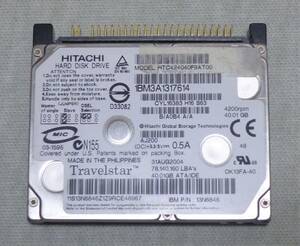 IBM Think Pad X40用 40GB HDD HTC424040F9AT00