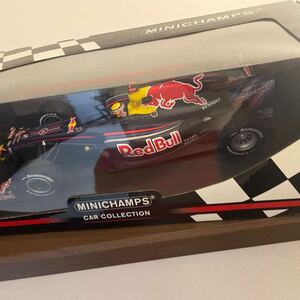 未使用　美品　ミニチャンプス　1/18 レッドブルレーシング　ルノー　RB5 M.ウェバー　2009