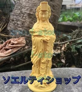 極上品◆媽祖立像 商売繁盛、世界平和の女神 オフィスやゲ木彫り 木製仏像神像 仏教道教美術品