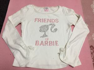 BARBIE バービー 長袖 カットソー 160センチ レース トップス