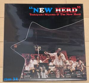 LP Toshiyuki Miyama & The New Herd - New Herd TBM-32 ビッグバンドジャズファンク！