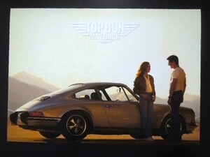 A4 額付き ポスター トップガン トムクルーズ Porsche ポルシェ 911 ジェニファーコネリー TOP GUN マーベリック 写真