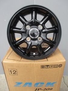 新品ホイール 4本セット■12×4J+42 100-4H■ZACK JP-209■軽トラ軽バンエブリーキャリーハイゼットNバンバモスサンバーアトレーホビオ等