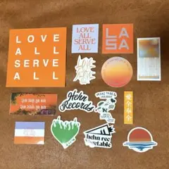 藤井風☆LOVE ALL SERVE ALL☆フレークシールセット