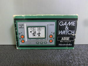 ◆○Nintendo 任天堂 GAME&WATCH ゲーム&ウォッチ JUDGE ジャッジ IP-05 緑箱 動作確認済