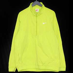 NIKE × STUSSY ウィンドランナージャケット Mサイズ イエロー CT4310-308 ナイキ ステューシー Windrunner Jacket ハーフジップ ナイロン