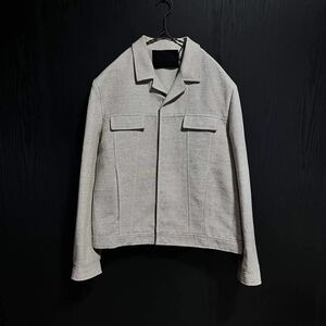 1999SS PRADA Uomo Cotton and Linen Tweed Jacket プラダ コットン リネン ツイード ジャケット ヴィンテージ 初期 アーカイブ 90s